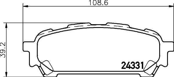 HELLA 8DB 355 012-311 - Jarrupala, levyjarru inparts.fi