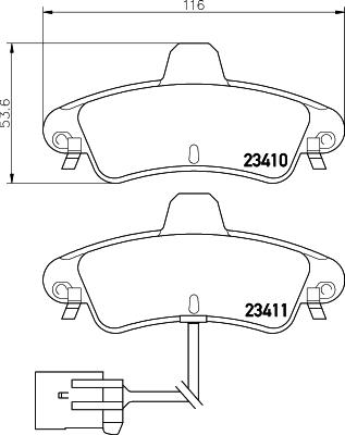 HELLA 8DB 355 012-201 - Jarrupala, levyjarru inparts.fi