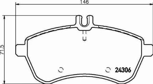 HELLA 8DB 355 012-751 - Jarrupala, levyjarru inparts.fi