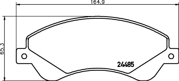 HELLA 8DB 355 012-771 - Jarrupala, levyjarru inparts.fi