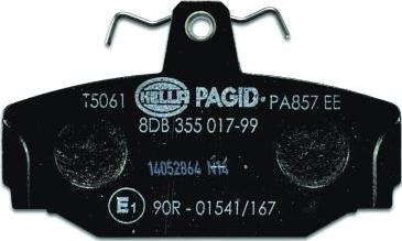 HELLA 8DB 355 017-991 - Jarrupala, levyjarru inparts.fi