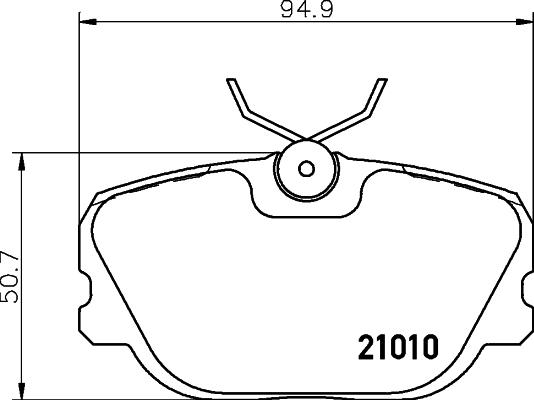 HELLA 8DB 355 017-941 - Jarrupala, levyjarru inparts.fi