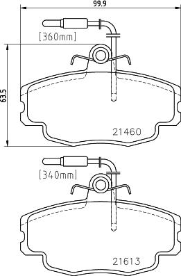 HELLA 8DB 355 017-981 - Jarrupala, levyjarru inparts.fi