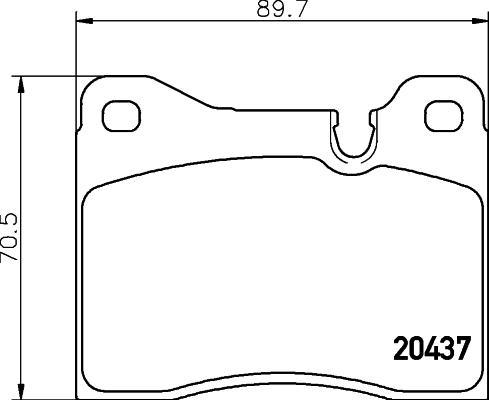 HELLA 8DB 355 017-561 - Jarrupala, levyjarru inparts.fi