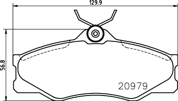 HELLA 8DB 355 017-661 - Jarrupala, levyjarru inparts.fi