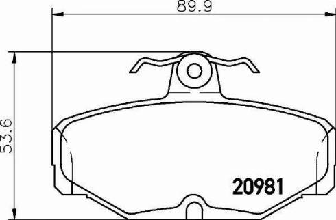 HELLA 8DB 355 017-621 - Jarrupala, levyjarru inparts.fi