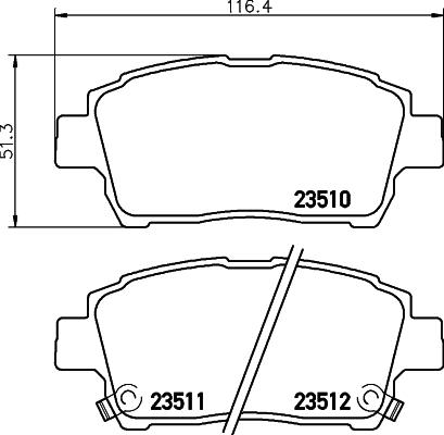 HELLA 8DB 355 017-081 - Jarrupala, levyjarru inparts.fi