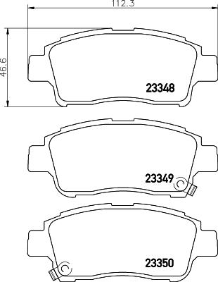 HELLA 8DB 355 017-071 - Jarrupala, levyjarru inparts.fi