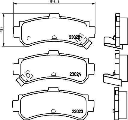 HELLA 8DB 355 017-191 - Jarrupala, levyjarru inparts.fi