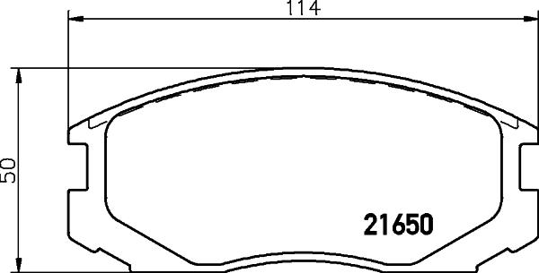 HELLA 8DB 355 017-161 - Jarrupala, levyjarru inparts.fi