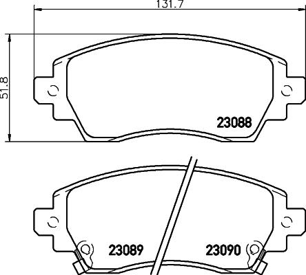 HELLA 8DB 355 017-101 - Jarrupala, levyjarru inparts.fi