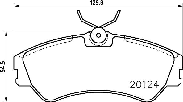 HELLA 8DB 355 017-881 - Jarrupala, levyjarru inparts.fi