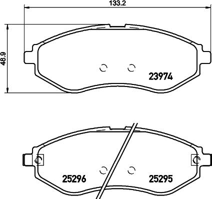 HELLA 8DB 355 017-351 - Jarrupala, levyjarru inparts.fi