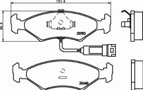 HELLA 8DB 355 017-371 - Jarrupala, levyjarru inparts.fi