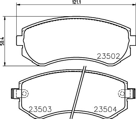 HELLA 8DB 355 027-571 - Jarrupala, levyjarru inparts.fi