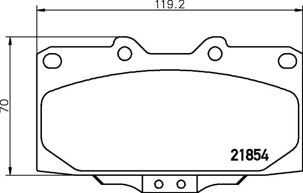 HELLA 8DB 355 017-211 - Jarrupala, levyjarru inparts.fi