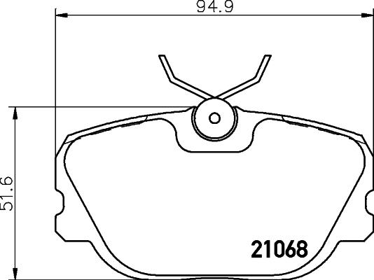 HELLA 8DB 355 017-761 - Jarrupala, levyjarru inparts.fi