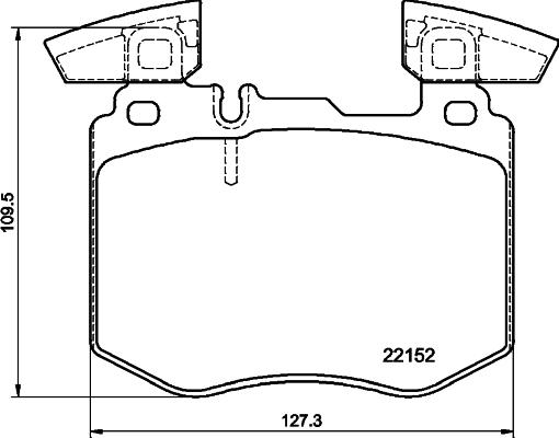 HELLA 8DB 355 039-981 - Jarrupala, levyjarru inparts.fi