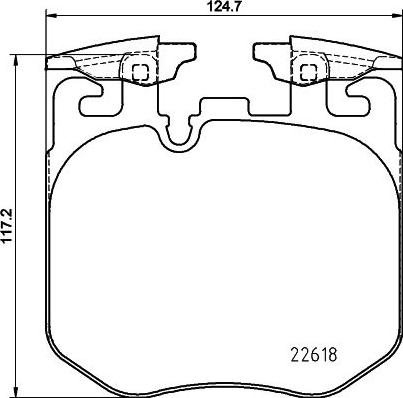 HELLA 8DB 355 039-461 - Jarrupala, levyjarru inparts.fi