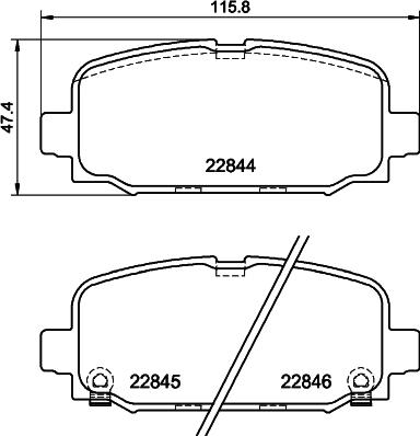 HELLA 8DB 355 039-411 - Jarrupala, levyjarru inparts.fi