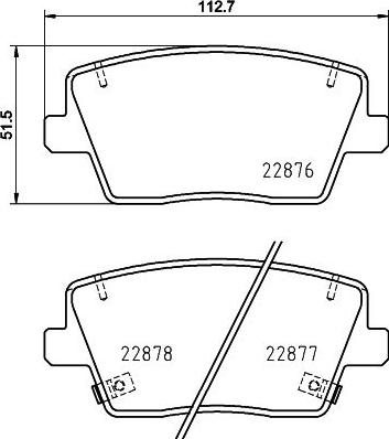 HELLA 8DB 355 039-431 - Jarrupala, levyjarru inparts.fi