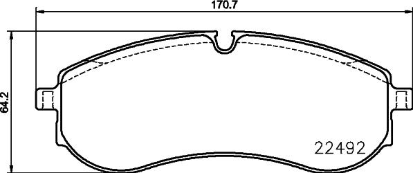 HELLA 8DB 355 039-531 - Jarrupala, levyjarru inparts.fi