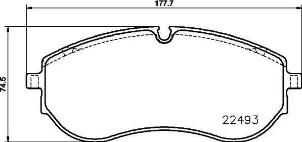 HELLA 8DB 355 039-521 - Jarrupala, levyjarru inparts.fi