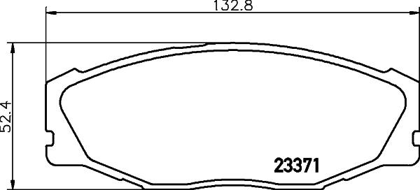 HELLA 8DB 355 039-601 - Jarrupala, levyjarru inparts.fi