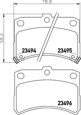 HELLA 8DB 355 039-671 - Jarrupala, levyjarru inparts.fi