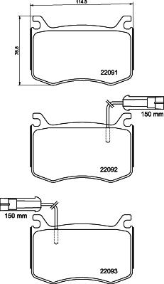 HELLA 8DB 355 039-051 - Jarrupala, levyjarru inparts.fi