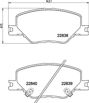 HELLA 8DB 355 039-061 - Jarrupala, levyjarru inparts.fi