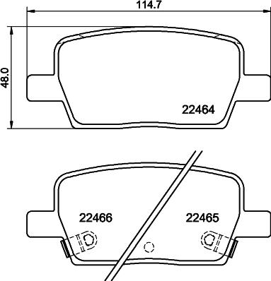 HELLA 8DB 355 039-081 - Jarrupala, levyjarru inparts.fi