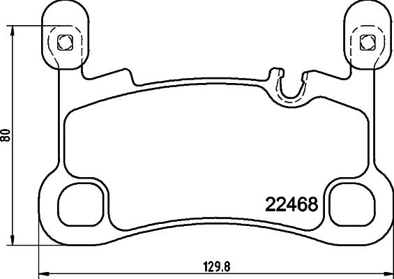 HELLA 8DB 355 039-111 - Jarrupala, levyjarru inparts.fi