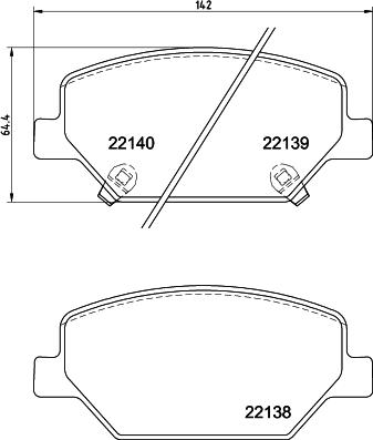 HELLA 8DB 355 039-121 - Jarrupala, levyjarru inparts.fi