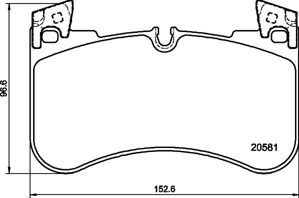 HELLA 8DB 355 039-881 - Jarrupala, levyjarru inparts.fi