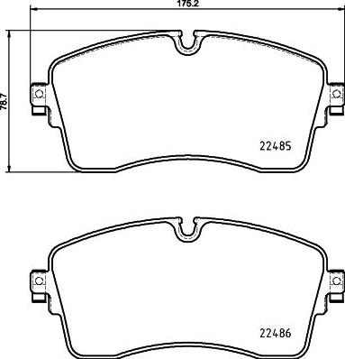 HELLA 8DB 355 039-321 - Jarrupala, levyjarru inparts.fi