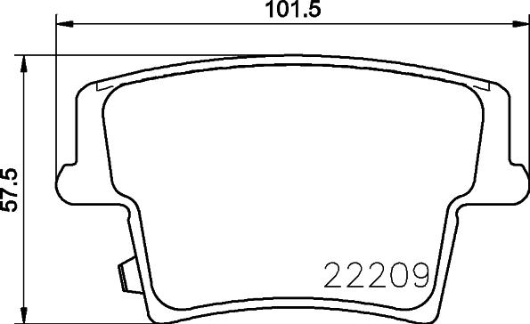 HELLA 8DB 355 039-291 - Jarrupala, levyjarru inparts.fi