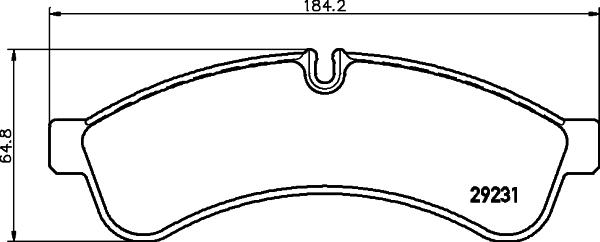 HELLA 8DB 355 039-251 - Jarrupala, levyjarru inparts.fi