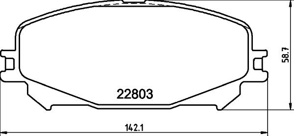 HELLA 8DB 355 039-201 - Jarrupala, levyjarru inparts.fi