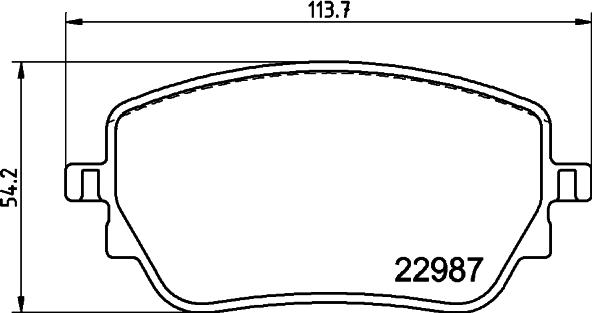 HELLA 8DB 355 039-231 - Jarrupala, levyjarru inparts.fi