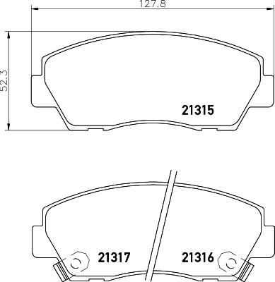 HELLA 8DB 355 036-981 - Jarrupala, levyjarru inparts.fi