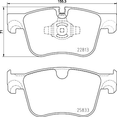 HELLA 8DB 355 036-491 - Jarrupala, levyjarru inparts.fi