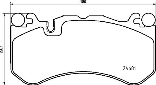 HELLA 8DB 355 036-461 - Jarrupala, levyjarru inparts.fi