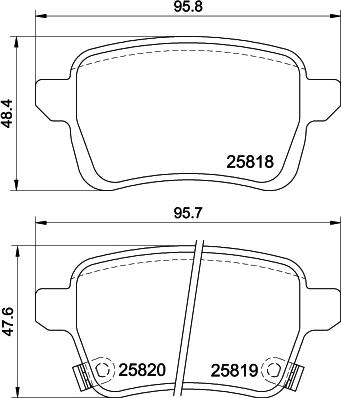 HELLA 8DB 355 036-431 - Jarrupala, levyjarru inparts.fi