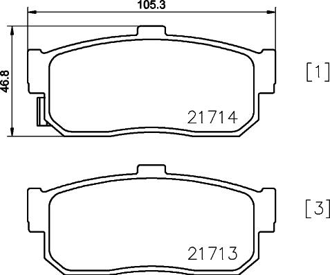 HELLA 8DB 355 036-591 - Jarrupala, levyjarru inparts.fi