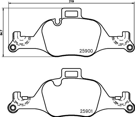 HELLA 8DB 355 036-531 - Jarrupala, levyjarru inparts.fi