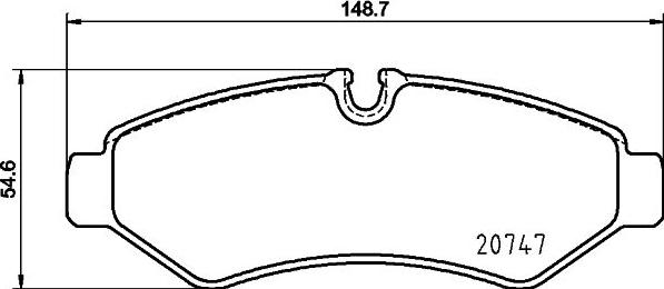 HELLA 8DB 355 036-861 - Jarrupala, levyjarru inparts.fi