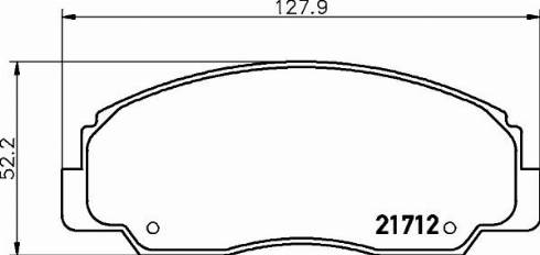 HELLA 8DB 355 036-781 - Jarrupala, levyjarru inparts.fi