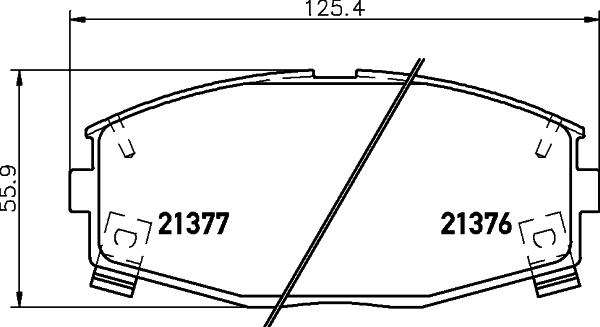 HELLA 8DB 355 036-771 - Jarrupala, levyjarru inparts.fi