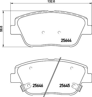 HELLA 8DB 355 030-441 - Jarrupala, levyjarru inparts.fi